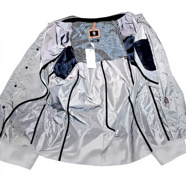 Giacca Bogner David uomo grigio nero blouson poliestere