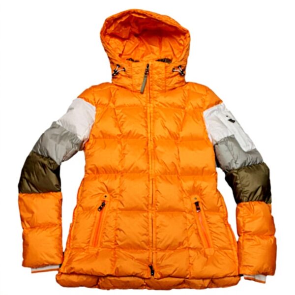 Bogner DENA D Piumino da sci donna arancione bianco