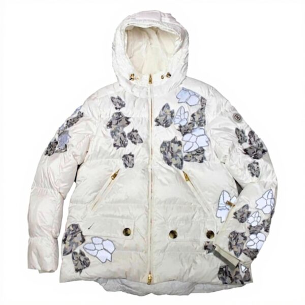 Bogner Giacca Sci Donna Impermeabile Bianco Grigio