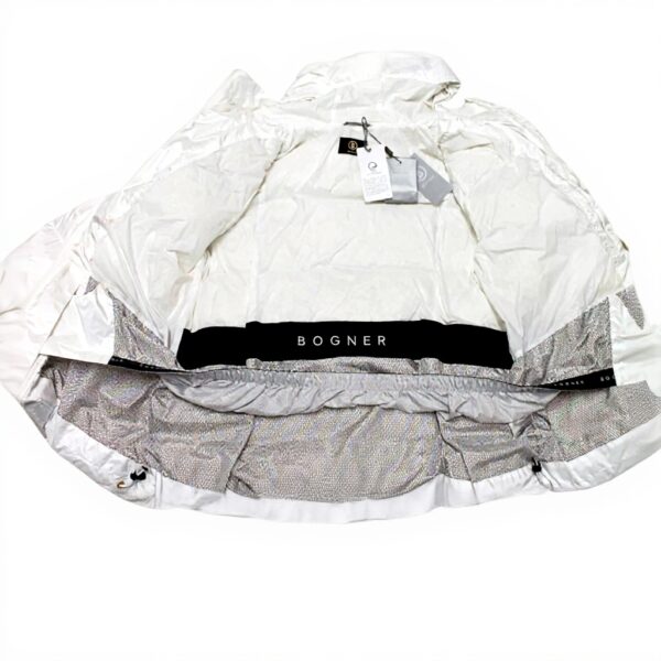 Bogner Giacca Sci Donna Impermeabile Bianco Grigio