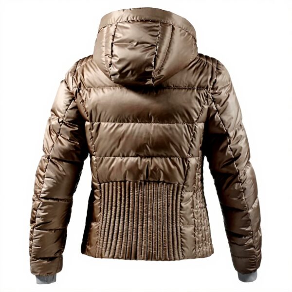 Giacca da sci Bogner donna beige cappuccio rimovibile