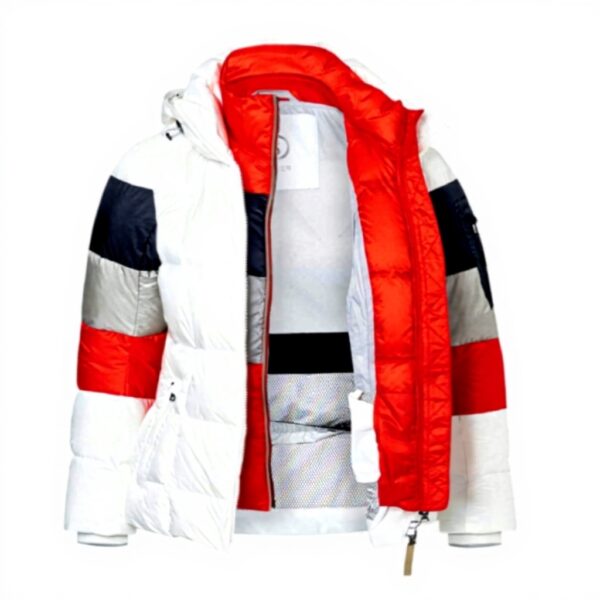 Giacca sci Bogner piumino donna bianco inverno