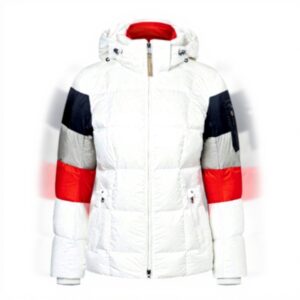 Giacca sci Bogner piumino donna bianco inverno