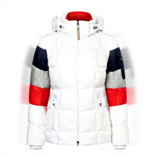 Giacca sci Bogner piumino donna bianco inverno
