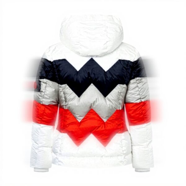 Giacca sci Bogner piumino donna bianco inverno