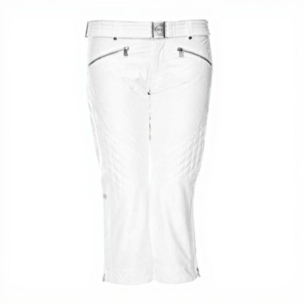 Pantaloni da Sci Bogner Franzi Bianco Donna Impermeabile