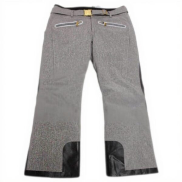 Pantaloni da sci Bogner Tyra donna grigio nero oro