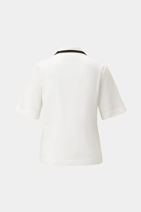 Polo Donna Bogner WILKA Tessuto Pregiato Collo V-1