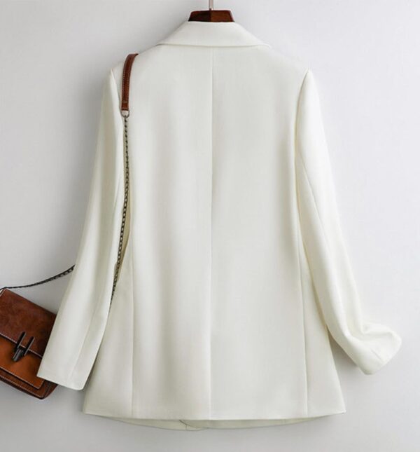 Blazer Donna Cdkoke Elegante Un Bottone Ufficio Colore-1