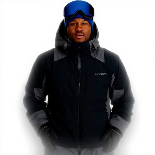 Giacche da sci Spyder Contact Jacket Uomo Nero Navy