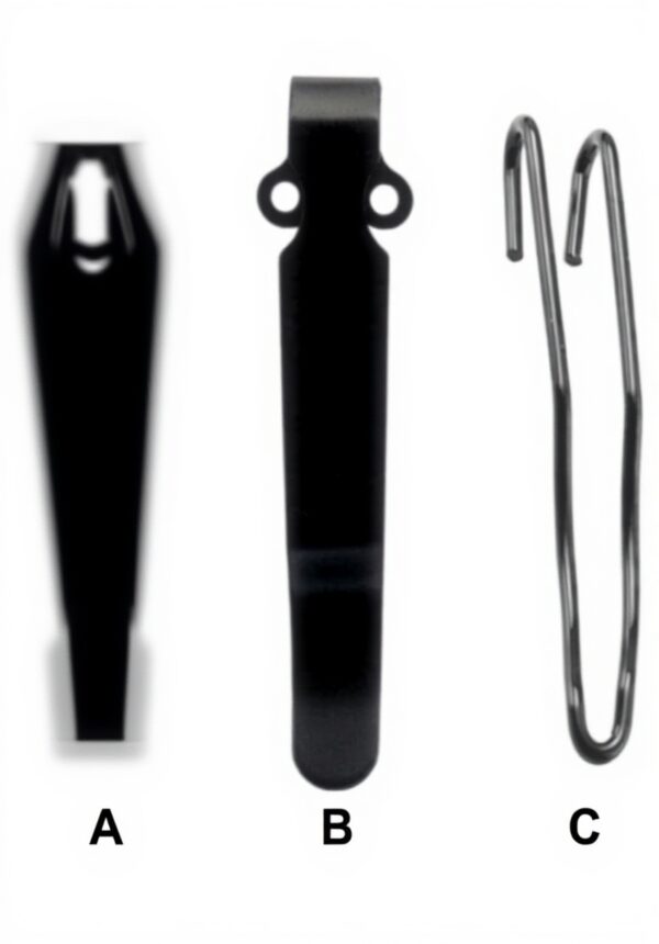 Clip da tasca titanio EDC coltello accessori outdoor Generic