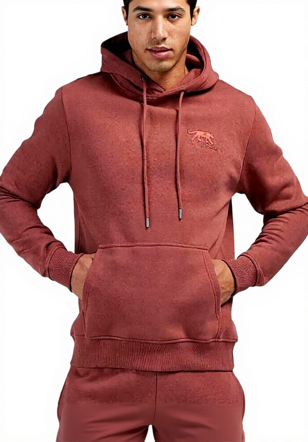 Felpa Bordeaux Uomo Airness Drake Cotone Manica Lunga