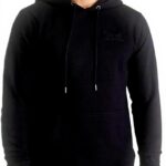 Felpa Airness Uomo Nero Drake Cotone Manica Lunga