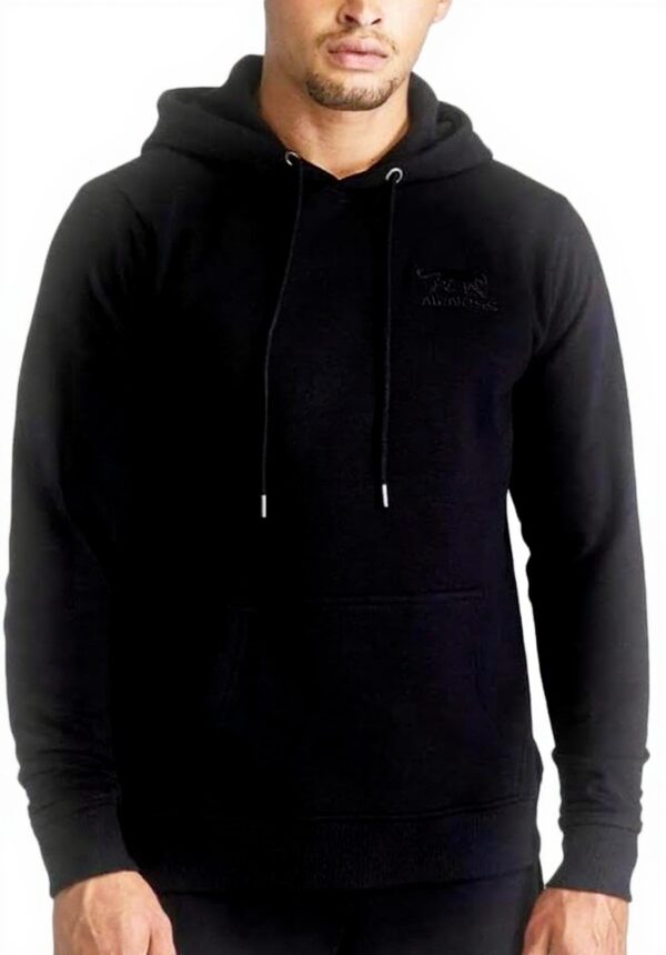 Felpa Airness Uomo Nero Drake Cotone Manica Lunga