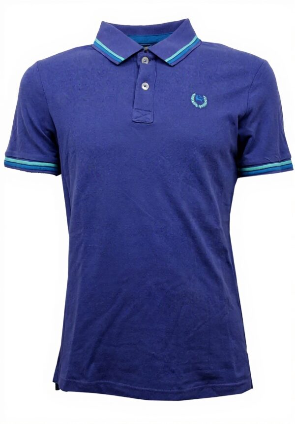 Polo uomo ALCOTT C7198 Viola cotone maglia