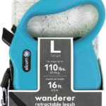 Guinzaglio retrattile Alcott Wanderer per cani grande blu-0
