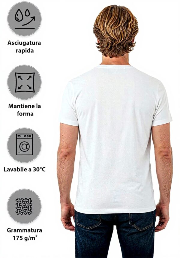 T-shirt Uomo ALPIDEX Confezione 5 Cotone Taglie S-5XL