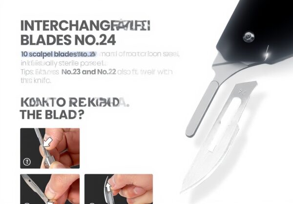 BEEK Coltello Pieghevole Bisturi EDC G10 Nero Grande