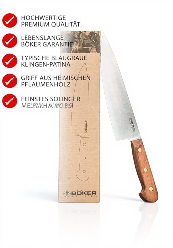 Coltello da Chef Boker piccolo acciaio manico legno