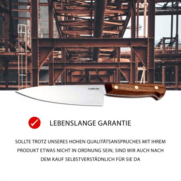 Coltello da Chef Boker piccolo acciaio manico legno