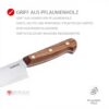 Coltello da Chef Boker piccolo acciaio manico legno