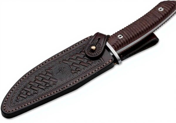 Böker Arbolito Esculta Coltello Lama Fissa Ebano Caccia