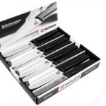 Coltello da pane Böker nero acciaio ondulato 72 pezzi