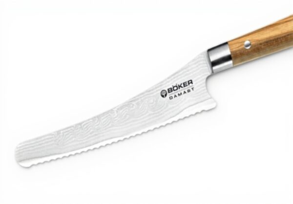 Coltello da pane Böker Damasco Olive acciaio VG-10