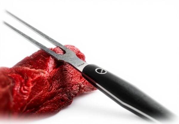 Forchetta per Carne Böker Manufaktur Grenadilla Acciaio