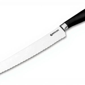 Coltello da pane Böker Manufaktur Solingen acciaio nero