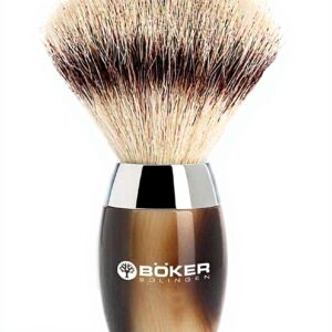 Pennello da barba Böker Manufaktur Solingen corno sintetico