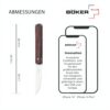 BÖKER PLUS Wasabi Coltello Tascabile Lama 440C Legno