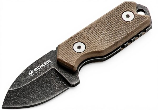 Coltello Boker Magnum Bom02636 Lama Fissa Nero Outdoor