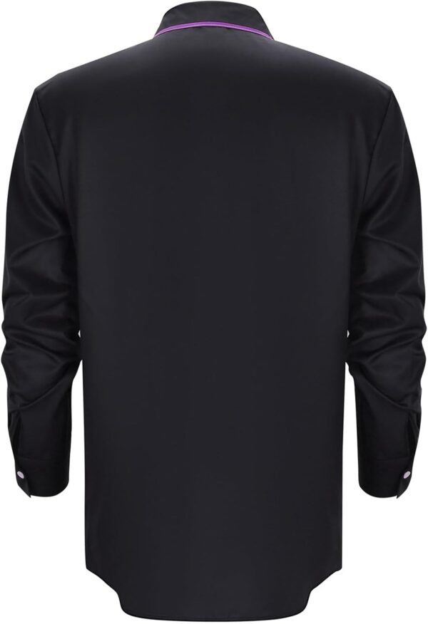 Camicia Uomo Cowboy Vintage Stampa Bottoni Generico-3