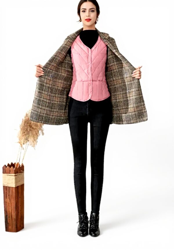 Gilet Donna V Scollo Bottoni Caldo Moda Casual Generic