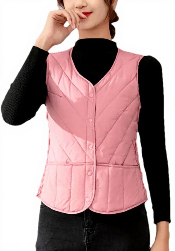 Gilet Donna V Scollo Bottoni Caldo Moda Casual Generic