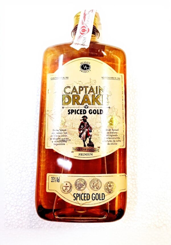 Captain Drake Spiced Gold Rum 1 litro 35 alcol