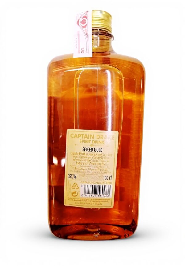 Captain Drake Spiced Gold Rum 1 litro 35 alcol