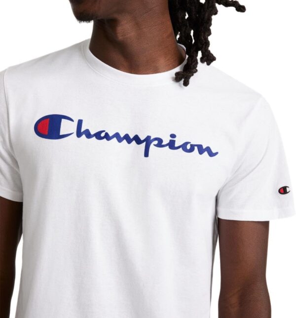 T-shirt Champion Classic Graphic Logo Uomo Bianco-2