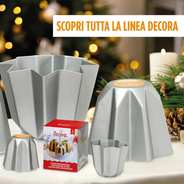 Stampo Pandoro Decora Alluminio Anodizzato 1 Kg-5