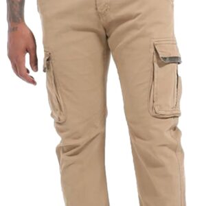 Pantaloni Cargo Uomo Don Johnson 6 Tasche Cotone Spandex-0