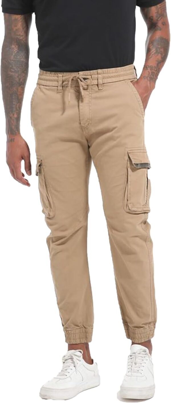 Pantaloni Cargo Uomo Don Johnson 6 Tasche Cotone Spandex-0