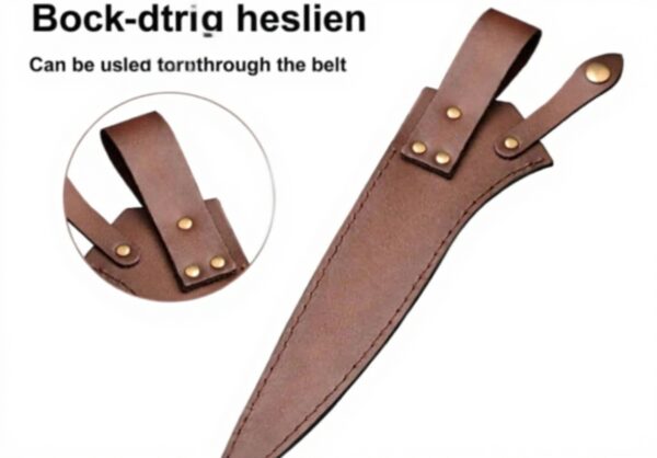 Fodero per Coltello Pelle DONGKER Design Retrò Cassetta