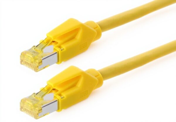 Cavo Ethernet Cat 6A Draka SFTP Giallo 1,5m