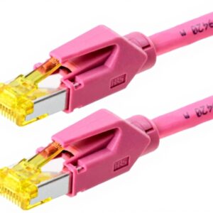 Cavo Ethernet Cat 6A Draka SFTP Magenta 3m Rete