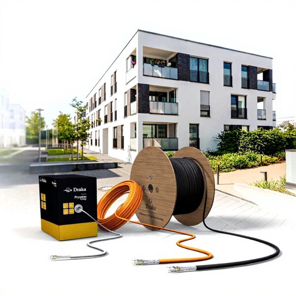 Draka Cavo LAN Cat 7A 100m 10 Gbits LSZH giallo