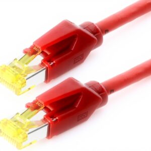 Draka cavo patch CAT 6a rosso 0,5m per 10 Gigabits