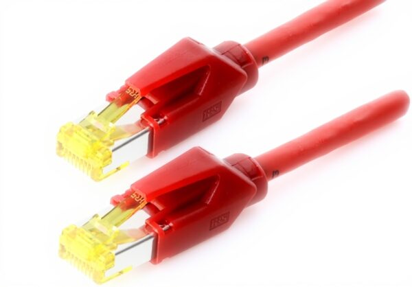 Draka cavo patch CAT 6a rosso 0,5m per 10 Gigabits
