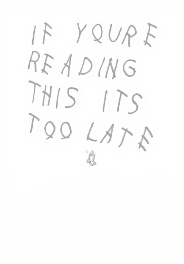 Drake Poster Targa Metallo Retro Decorazione Parete Casa