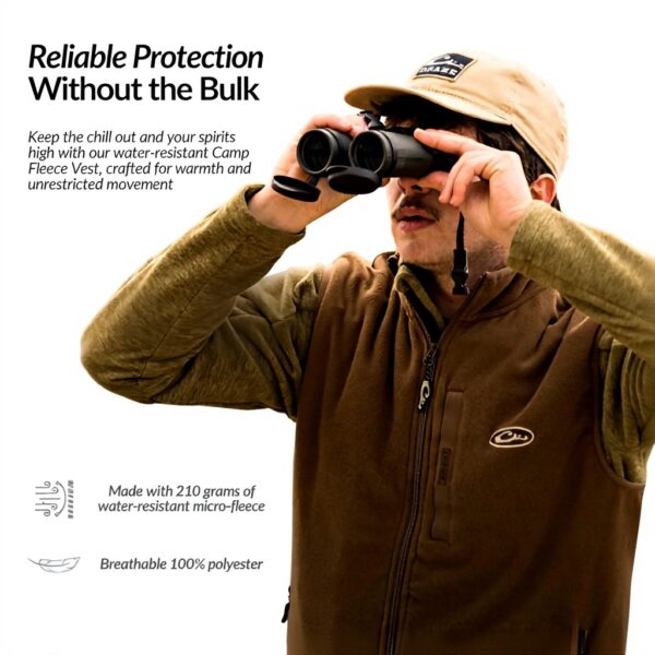 Gilet di pile uomo Drake Waterfowl leggero traspirante